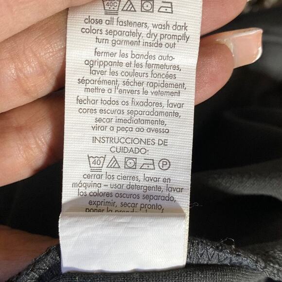 Calvin Klein & Co. Women's Army Green Mid-Rise Straight-Leg Jeans Size 16 - Picture 9 of 10